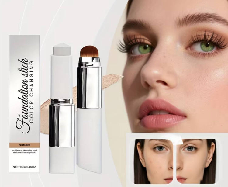 کرمپودر استیکی تغییررنگدهنده براش دار